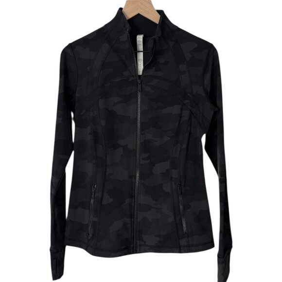 Lululemon Define Jacket 10 Incognito Camo Grey Black Full Zip Luon Fabric - Picture 2 of 11